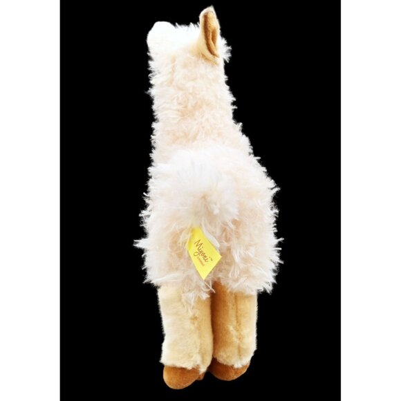 Miyoni By Aurora Standing Plush Llama Soft Cream Stuffed Animal Toy 12" Tall - Picture 7 of 14
